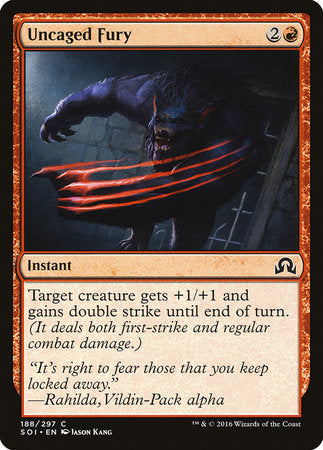 Uncaged Fury [Shadows over Innistrad] | Mega City Incorporated