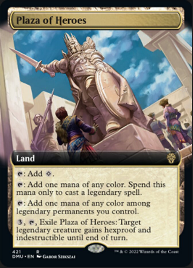 Plaza of Heroes (Extended Art) [Dominaria United] | Mega City Incorporated