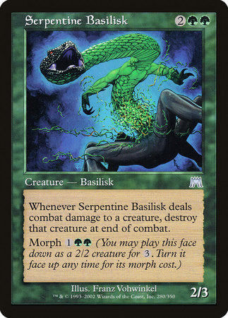 Serpentine Basilisk [Onslaught] | Mega City Incorporated