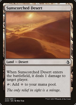 Sunscorched Desert [Amonkhet] | Mega City Incorporated