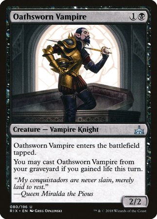 Oathsworn Vampire [Rivals of Ixalan] | Mega City Incorporated