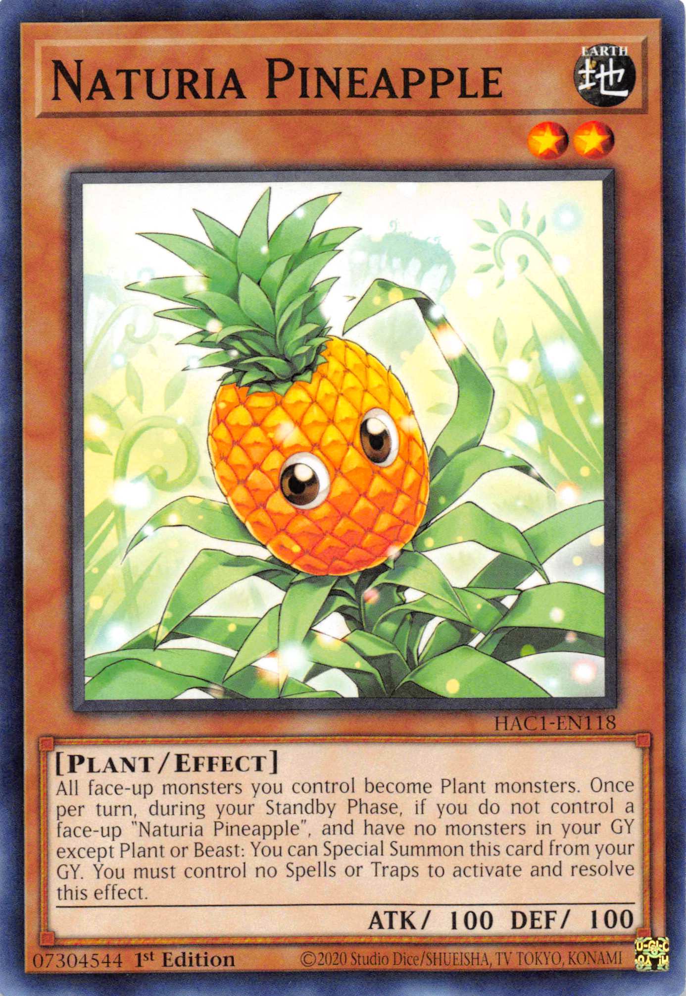 Naturia Pineapple [HAC1-EN118] Common | Mega City Incorporated