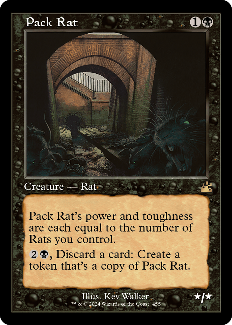 Pack Rat (Retro Frame) [Ravnica Remastered] | Mega City Incorporated