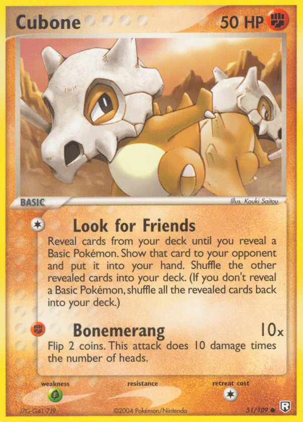 Cubone (51/109) [EX: Team Rocket Returns] | Mega City Incorporated