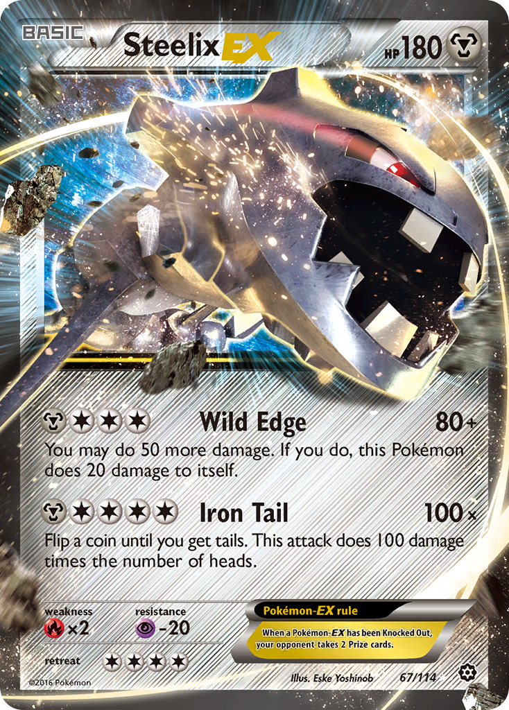 Steelix EX (67/114) [XY: Steam Siege] | Mega City Incorporated