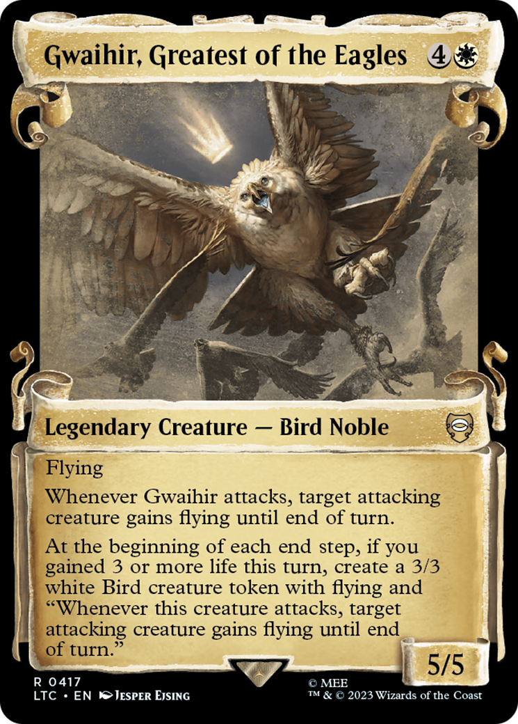 Gwaihir, Greatest of the Eagles [The Lord of the Rings: Tales of Middle-Earth Commander Showcase Scrolls] | Mega City Incorporated