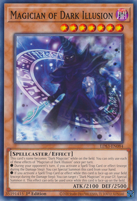 Magician of Dark Illusion [LDS3-EN084] Common | Mega City Incorporated