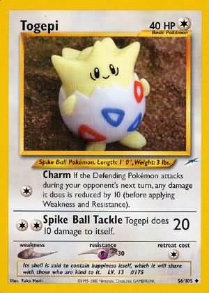 Togepi (56/105) [Neo Destiny Unlimited] | Mega City Incorporated