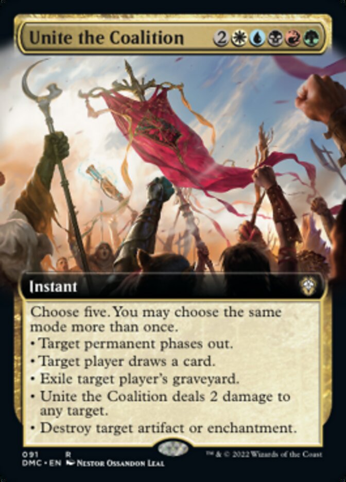 Unite the Coalition (Extended Art) [Dominaria United Commander] | Mega City Incorporated