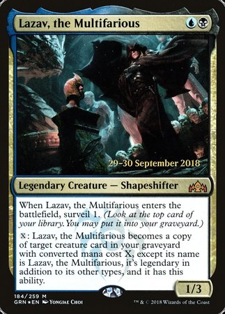 Lazav, the Multifarious [Guilds of Ravnica Promos] | Mega City Incorporated