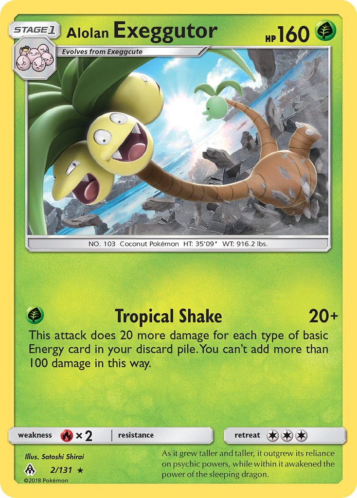 Alolan Exeggutor (2/131) [Sun & Moon: Forbidden Light] | Mega City Incorporated