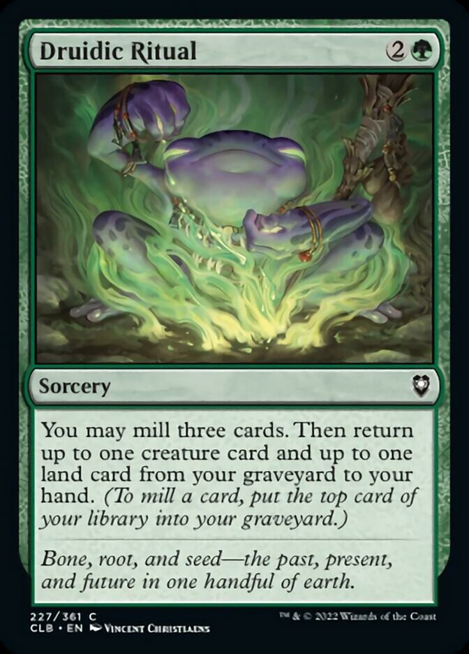 Druidic Ritual [Commander Legends: Battle for Baldur's Gate] | Mega City Incorporated