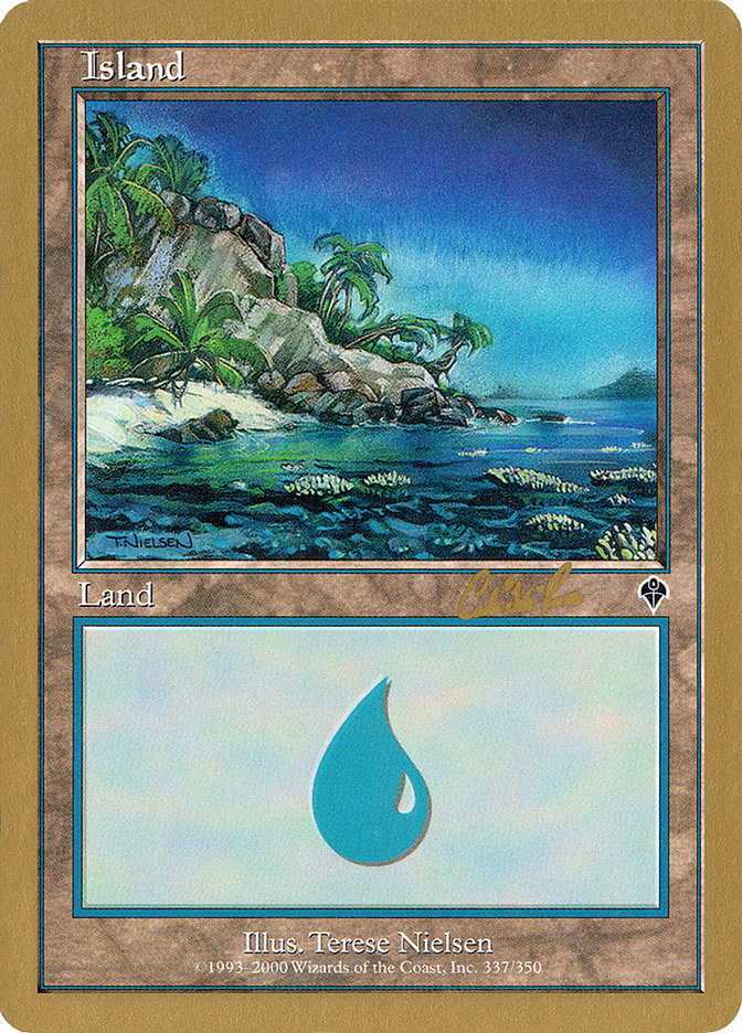 Island (cr337) (Carlos Romao) [World Championship Decks 2002] | Mega City Incorporated