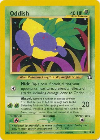 Oddish (68/111) [Neo Genesis Unlimited] | Mega City Incorporated