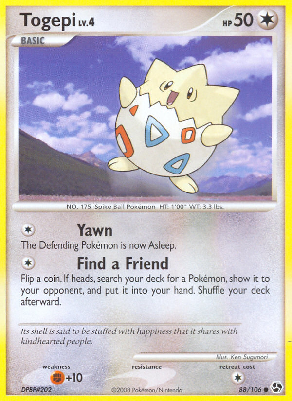 Togepi (88/106) [Diamond & Pearl: Great Encounters] | Mega City Incorporated