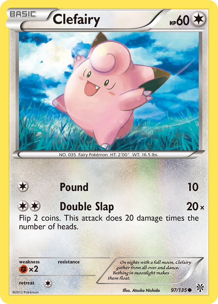 Clefairy (97/135) [Black & White: Plasma Storm] | Mega City Incorporated