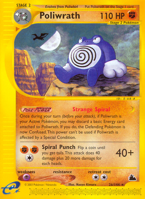 Poliwrath (26/144) [Skyridge] | Mega City Incorporated