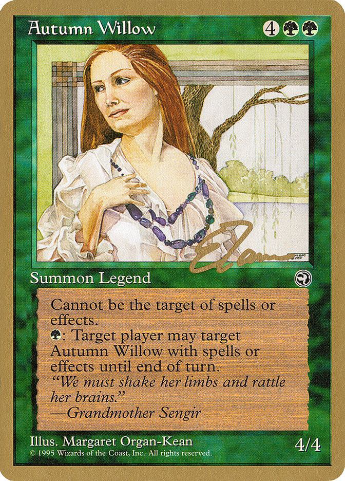 Autumn Willow (Eric Tam) [Pro Tour Collector Set] | Mega City Incorporated