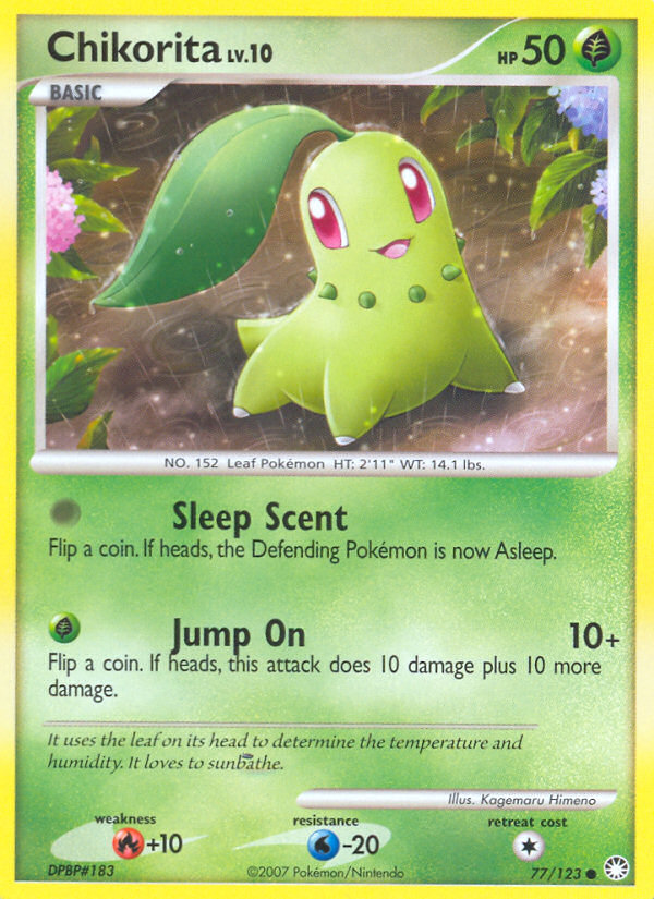 Chikorita (77/123) [Diamond & Pearl: Mysterious Treasures] | Mega City Incorporated