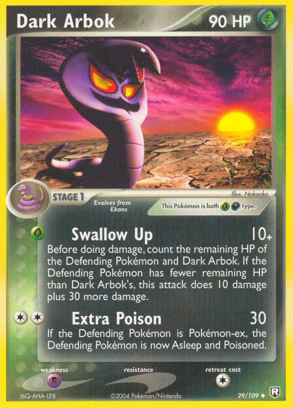 Dark Arbok (29/109) [EX: Team Rocket Returns] | Mega City Incorporated