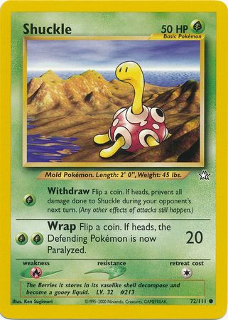 Shuckle (72/111) [Neo Genesis Unlimited] | Mega City Incorporated