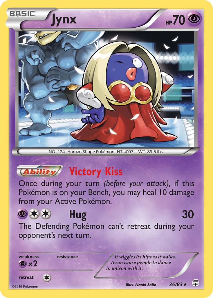 Jynx (36/83) [XY: Generations] | Mega City Incorporated