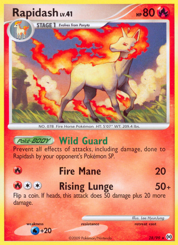 Rapidash (28/99) [Platinum: Arceus] | Mega City Incorporated