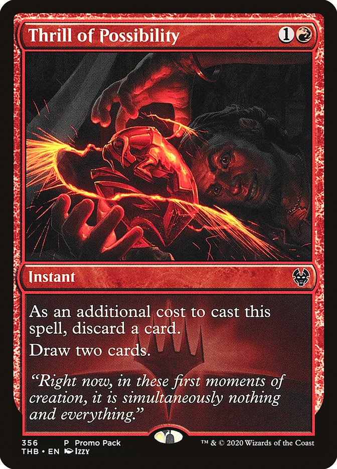 Thrill of Possibility (Promo Pack) [Theros Beyond Death Promos] | Mega City Incorporated