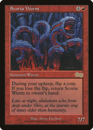 Scoria Wurm [Urza's Saga] | Mega City Incorporated