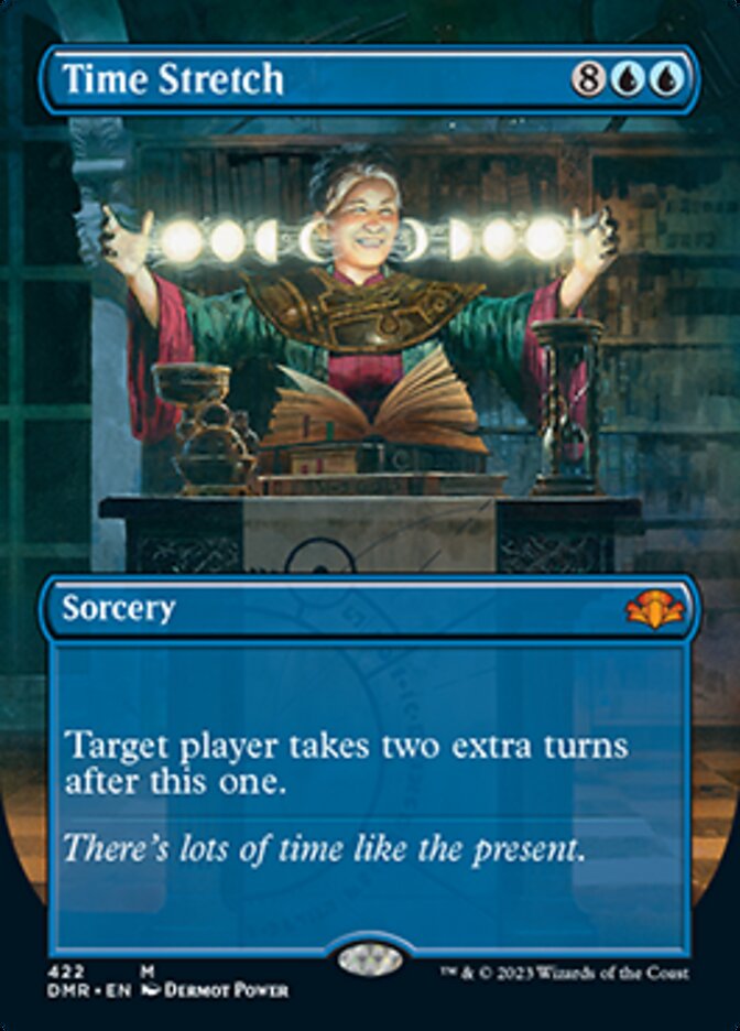 Time Stretch (Borderless Alternate Art) [Dominaria Remastered] | Mega City Incorporated