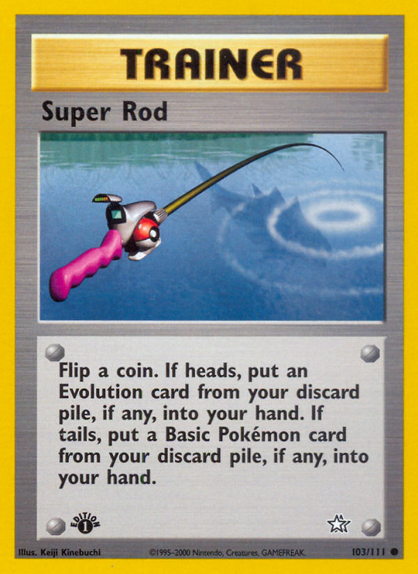 Super Rod (103/111) [Neo Genesis 1st Edition] | Mega City Incorporated