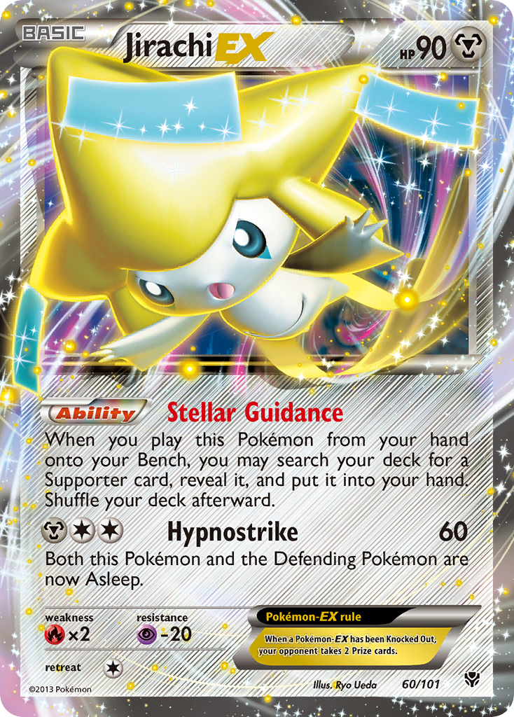 Jirachi EX (60/101) [Black & White: Plasma Blast] | Mega City Incorporated