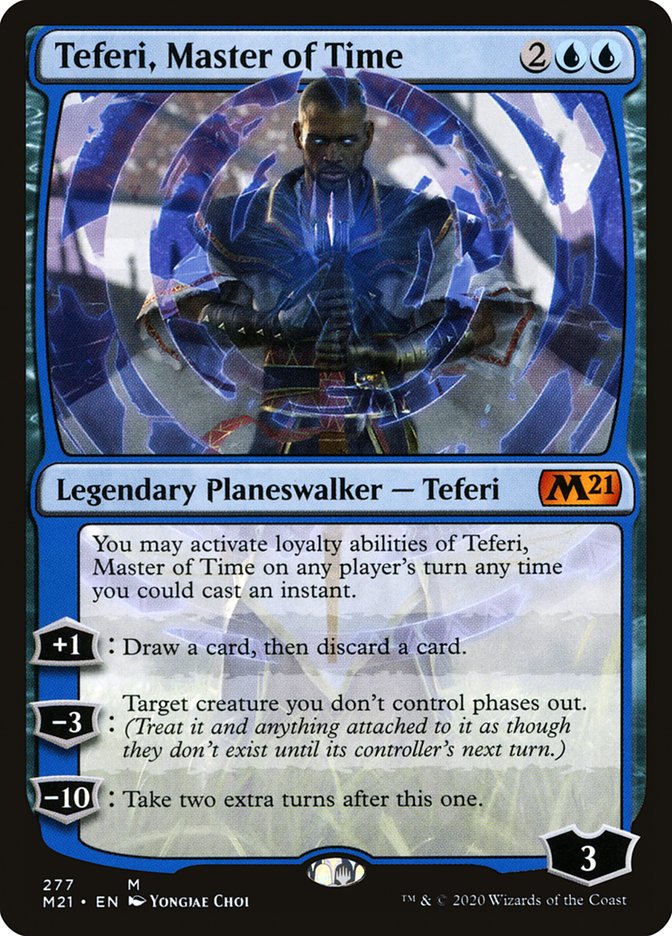 Teferi, Master of Time (277) [Core Set 2021] | Mega City Incorporated