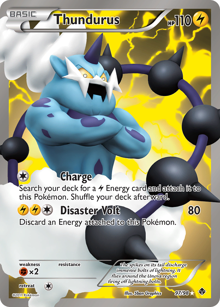 Thundurus (97/98) [Black & White: Emerging Powers] | Mega City Incorporated