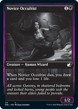 Novice Occultist [Innistrad: Double Feature] | Mega City Incorporated