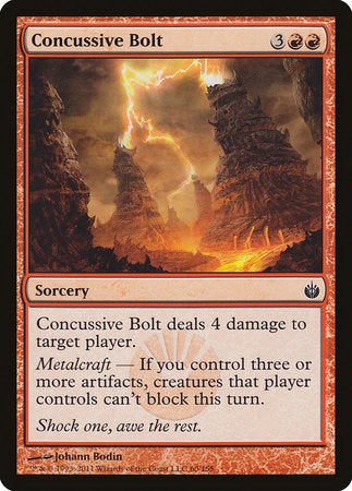 Concussive Bolt [Mirrodin Besieged] | Mega City Incorporated