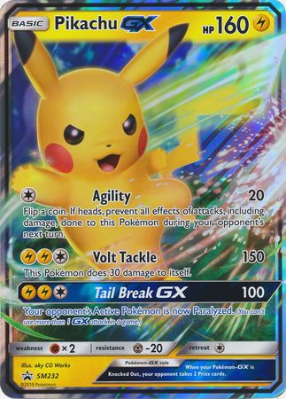 Pikachu GX (SM232) (Jumbo Card) [Sun & Moon: Black Star Promos] | Mega City Incorporated