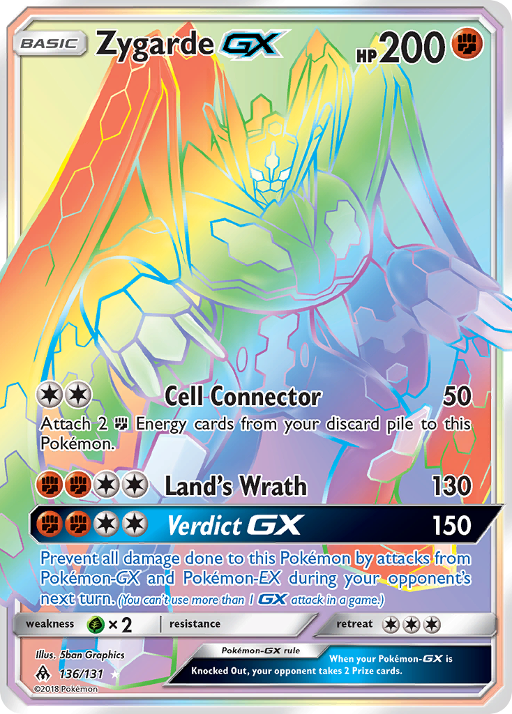 Zygarde GX (136/131) [Sun & Moon: Forbidden Light] | Mega City Incorporated