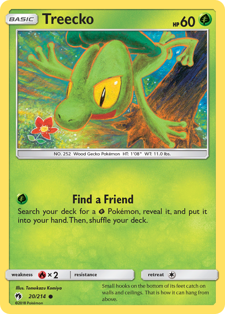 Treecko (20/214) [Sun & Moon: Lost Thunder] | Mega City Incorporated