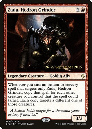 Zada, Hedron Grinder [Battle for Zendikar Promos] | Mega City Incorporated