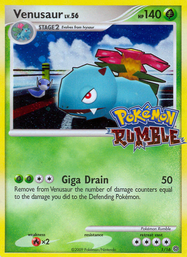 Venusaur (1/16) [Pokémon Rumble] | Mega City Incorporated