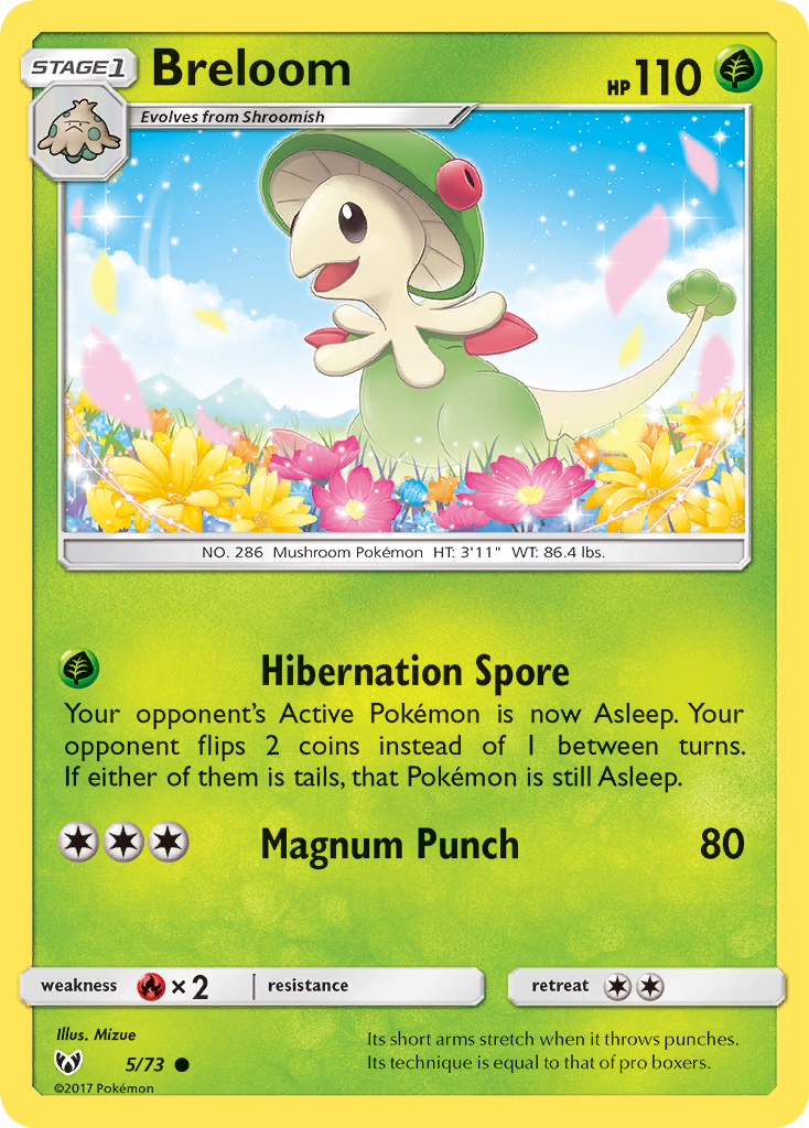 Breloom (5/73) [Sun & Moon: Shining Legends] | Mega City Incorporated