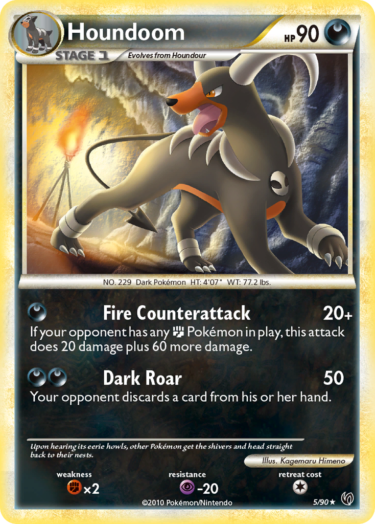 Houndoom (5/90) [HeartGold & SoulSilver: Undaunted] | Mega City Incorporated