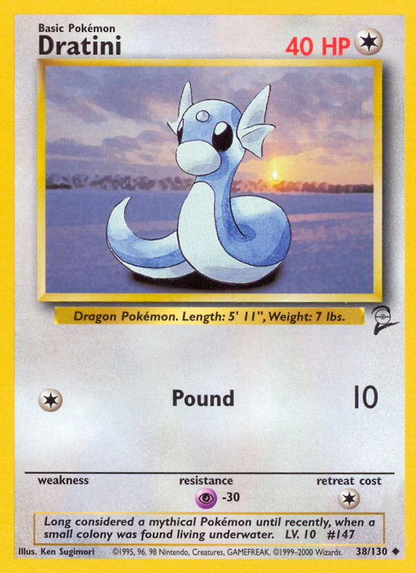 Dratini (38/130) [Base Set 2] | Mega City Incorporated