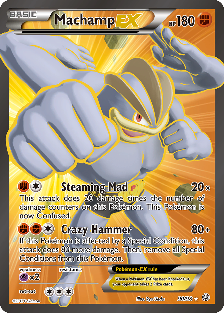 Machamp EX (90/98) [XY: Ancient Origins] | Mega City Incorporated