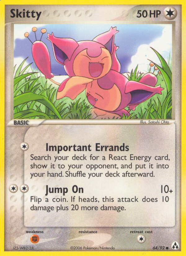 Skitty (64/92) [EX: Legend Maker] | Mega City Incorporated