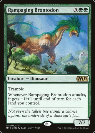 Rampaging Brontodon (2018 Gift Pack) [M19 Gift Pack] | Mega City Incorporated