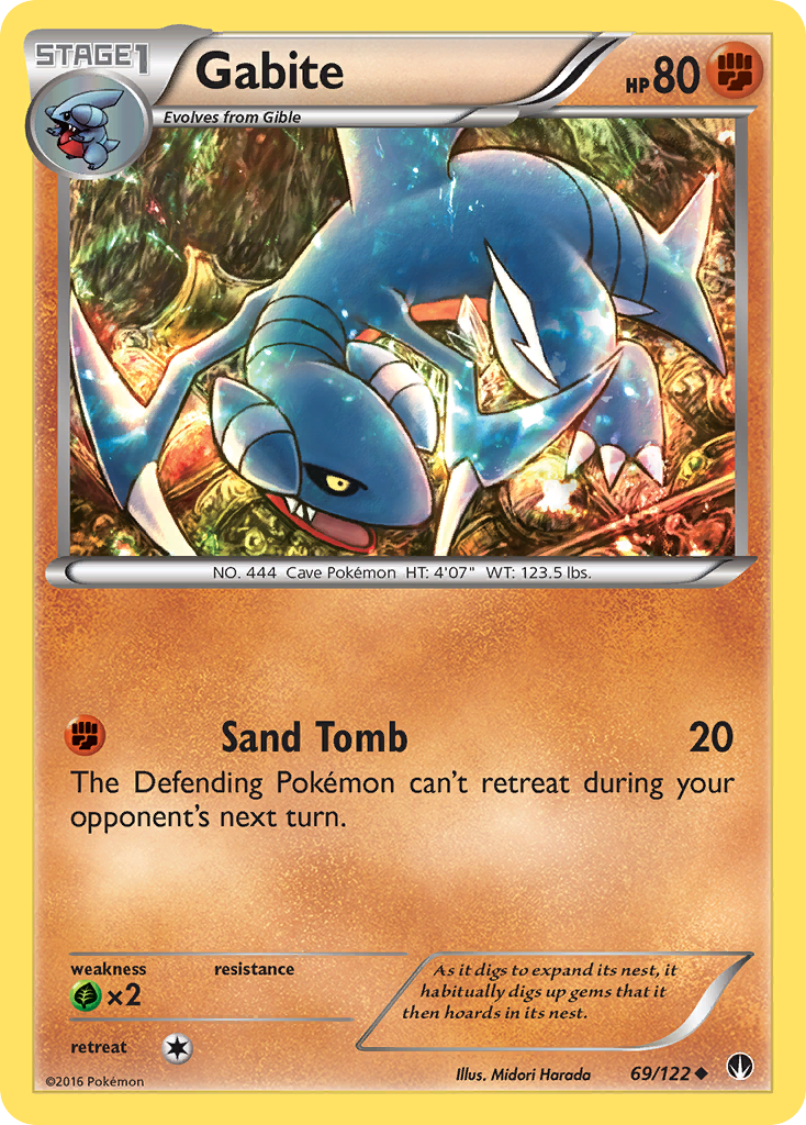 Gabite (69/122) [XY: BREAKpoint] | Mega City Incorporated