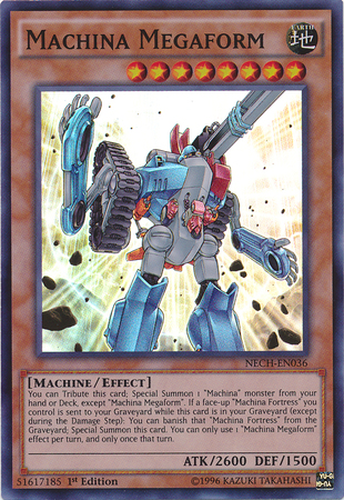 Machina Megaform [NECH-EN036] Super Rare | Mega City Incorporated