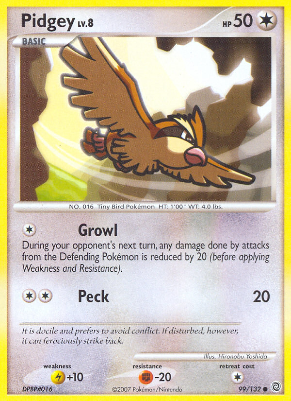 Pidgey (99/132) [Diamond & Pearl: Secret Wonders] | Mega City Incorporated